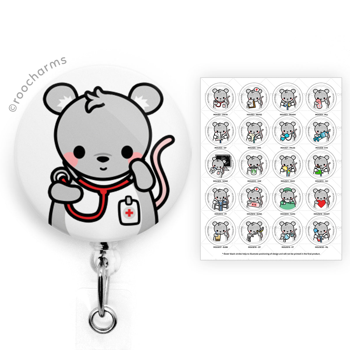 Mouse Badge Reel
