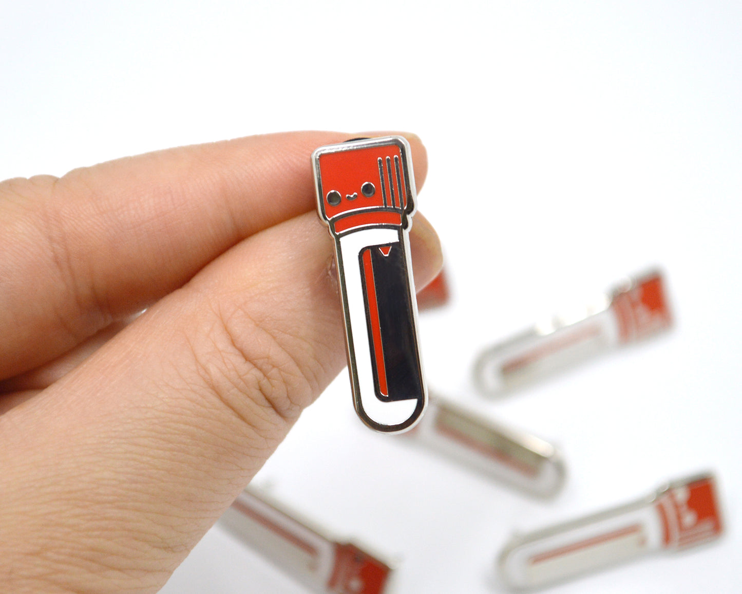 Blood Tubes Enamel Pin