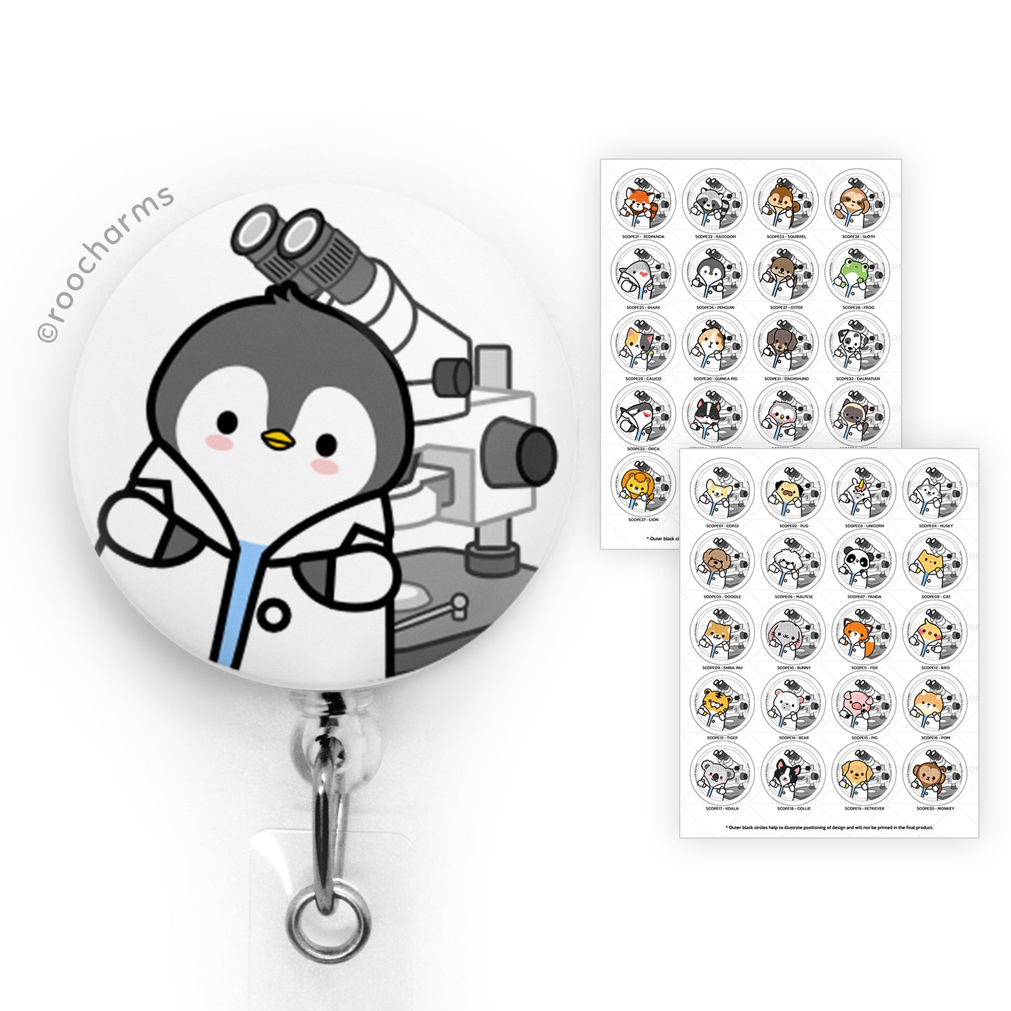 Microscope Badge Reel