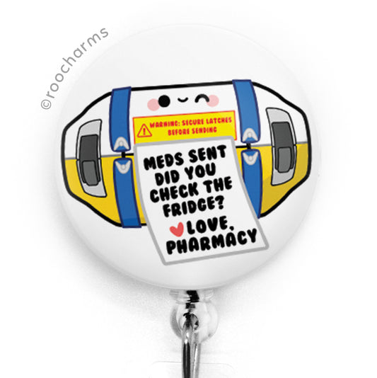 Pharmacy Tube Badge Reel