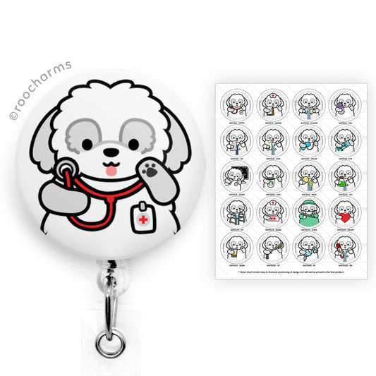 Shih Tzu Badge Reel
