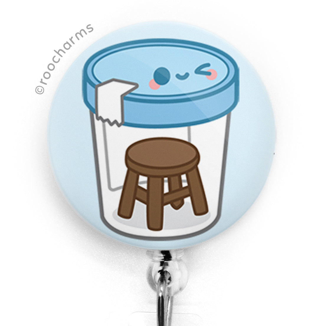 Stool Sample Badge Reel