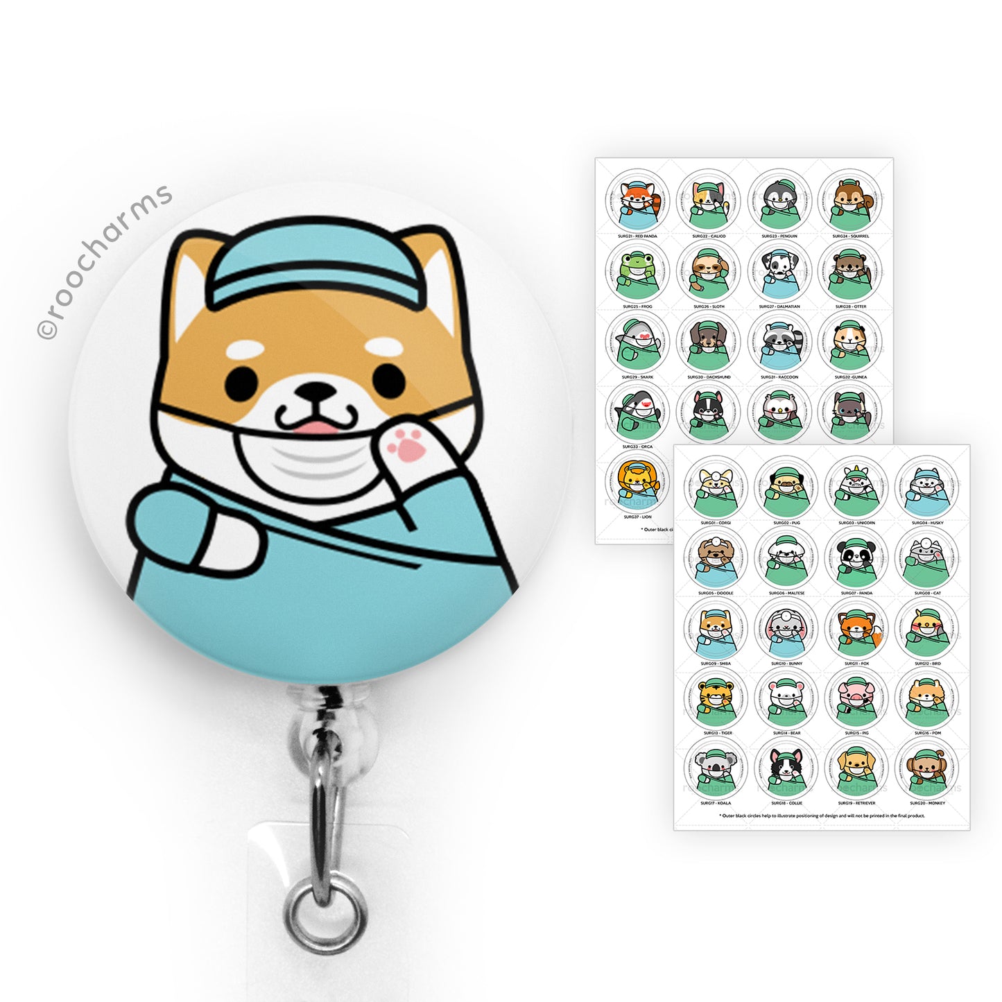 Surgery Badge Reel