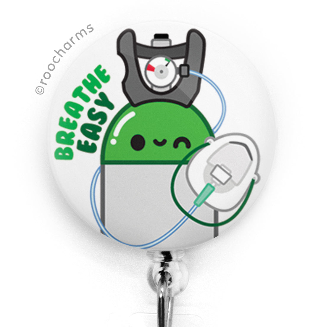 Oxygen Tank Badge Reel