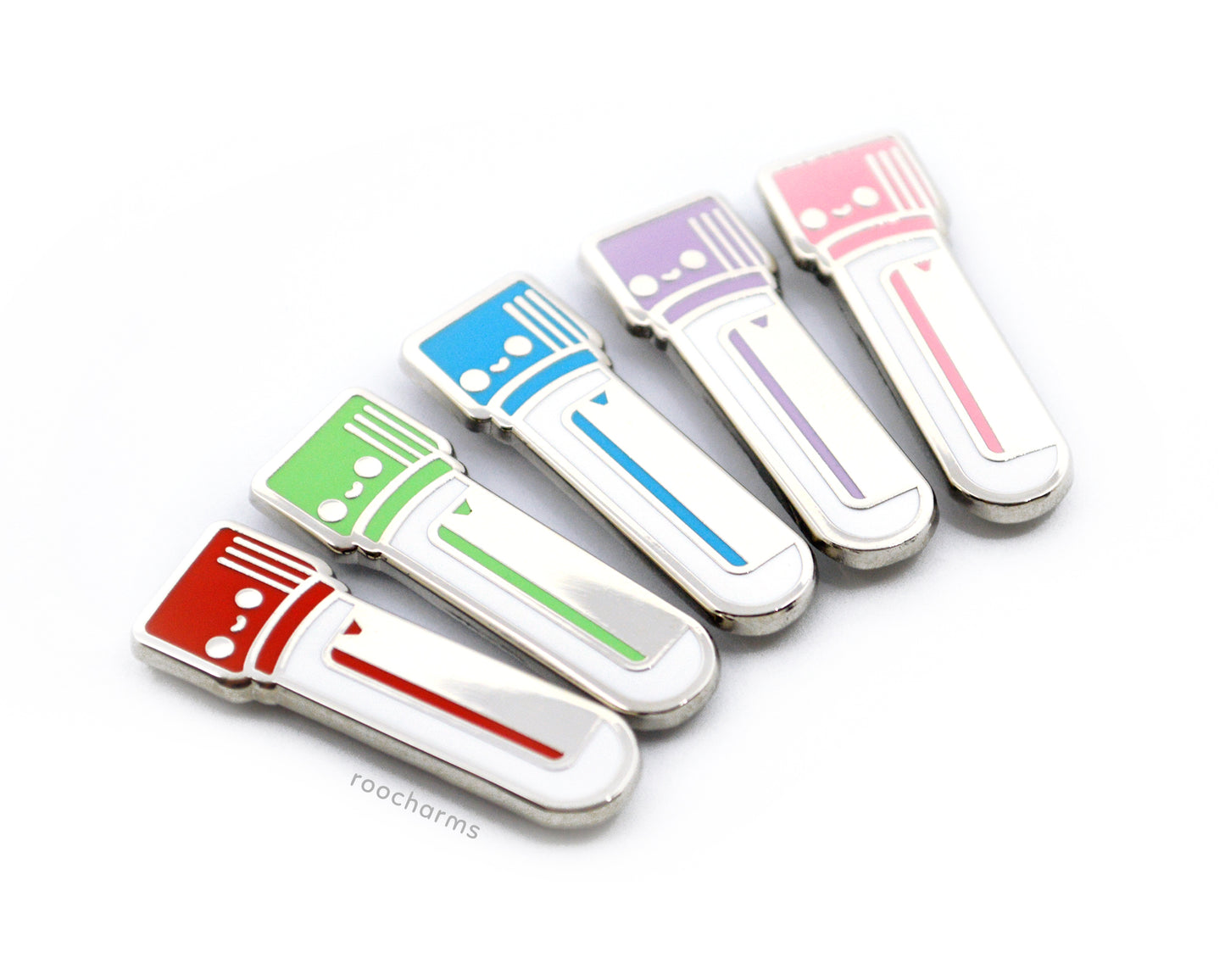 Blood Tubes Enamel Pin