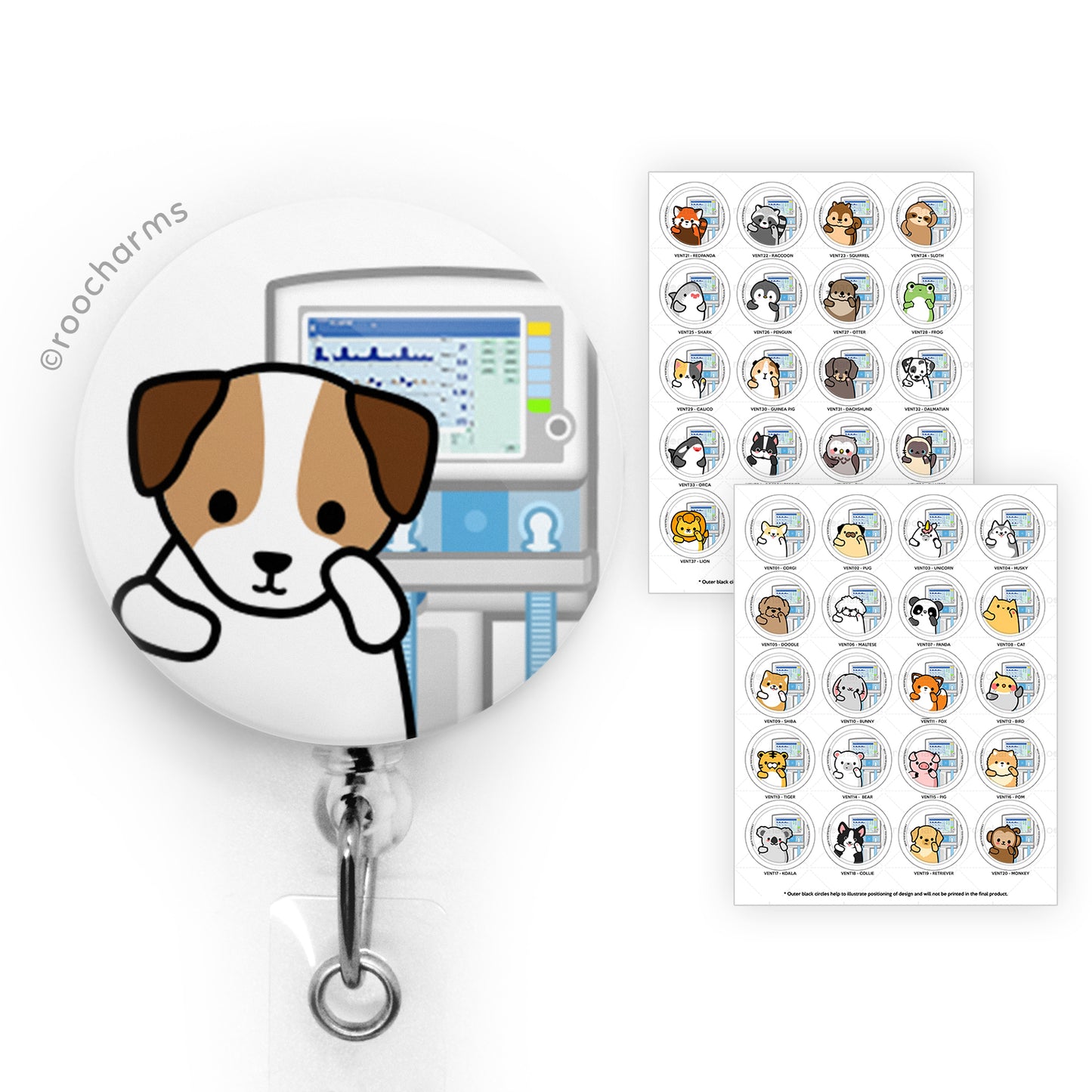 Ventilator Badge Reel
