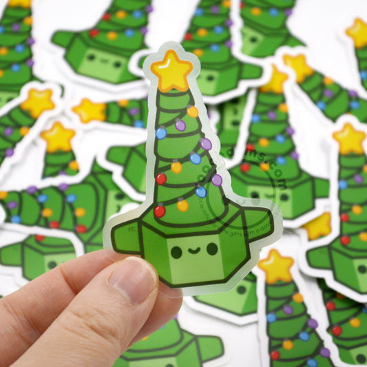 Christmas Tree Vinyl Sticker
