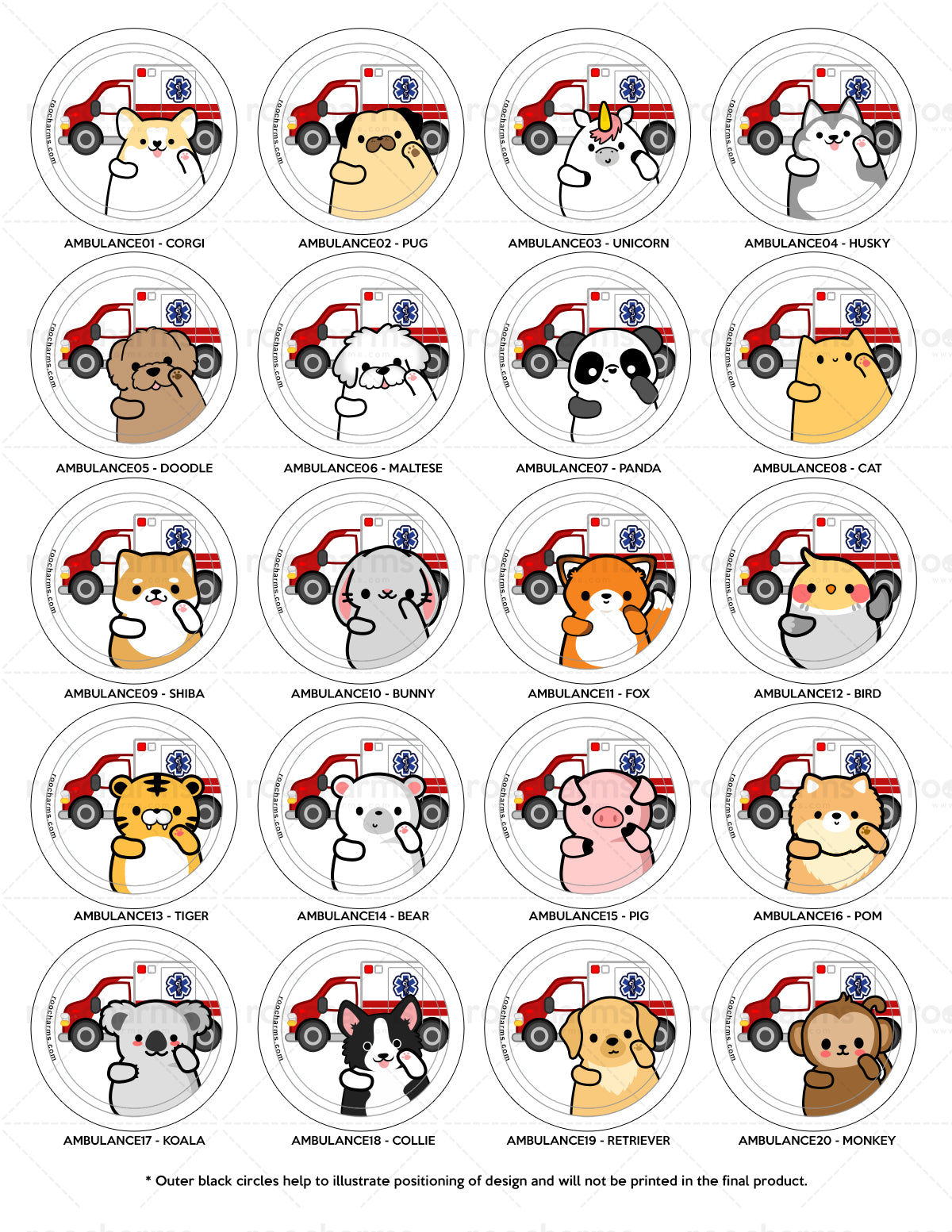 Ambulance Badge Reel