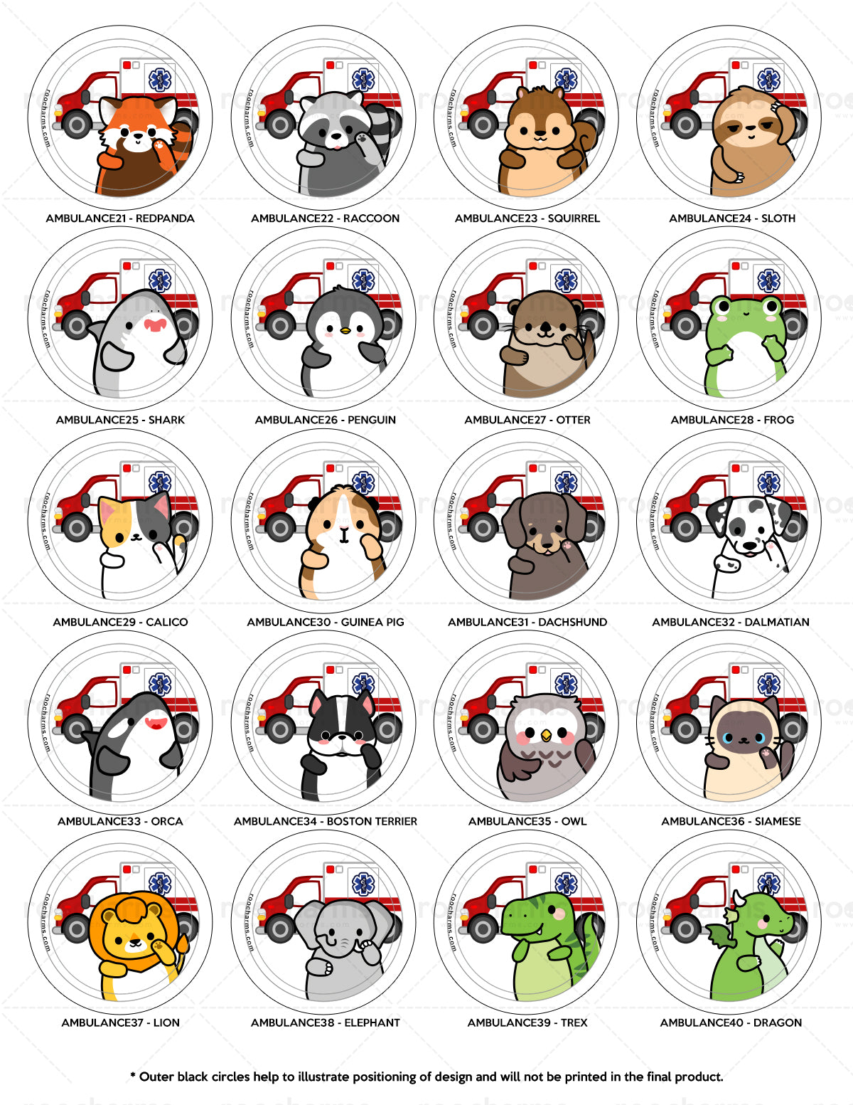 Ambulance Badge Reel