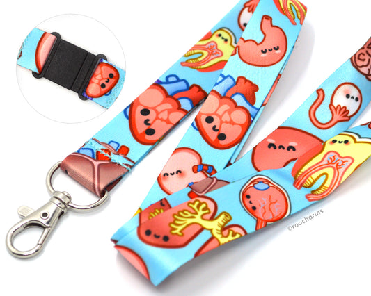 Large Print Anatomy Lanyard