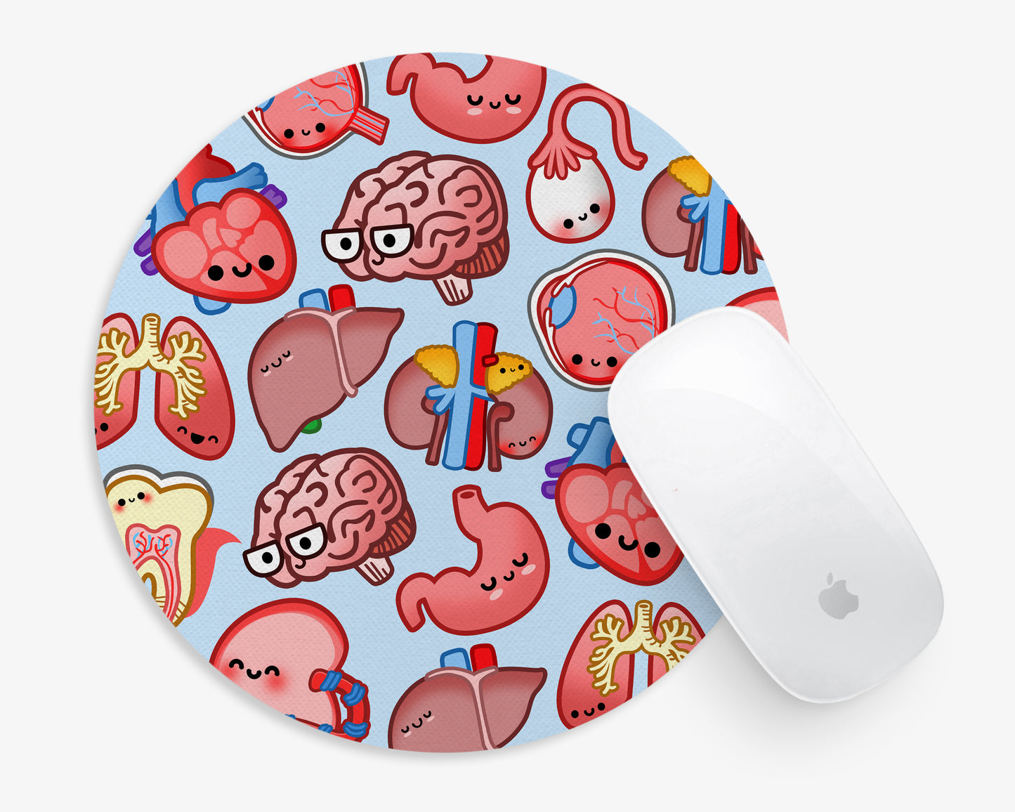 Anatomy Round Mouse Pad