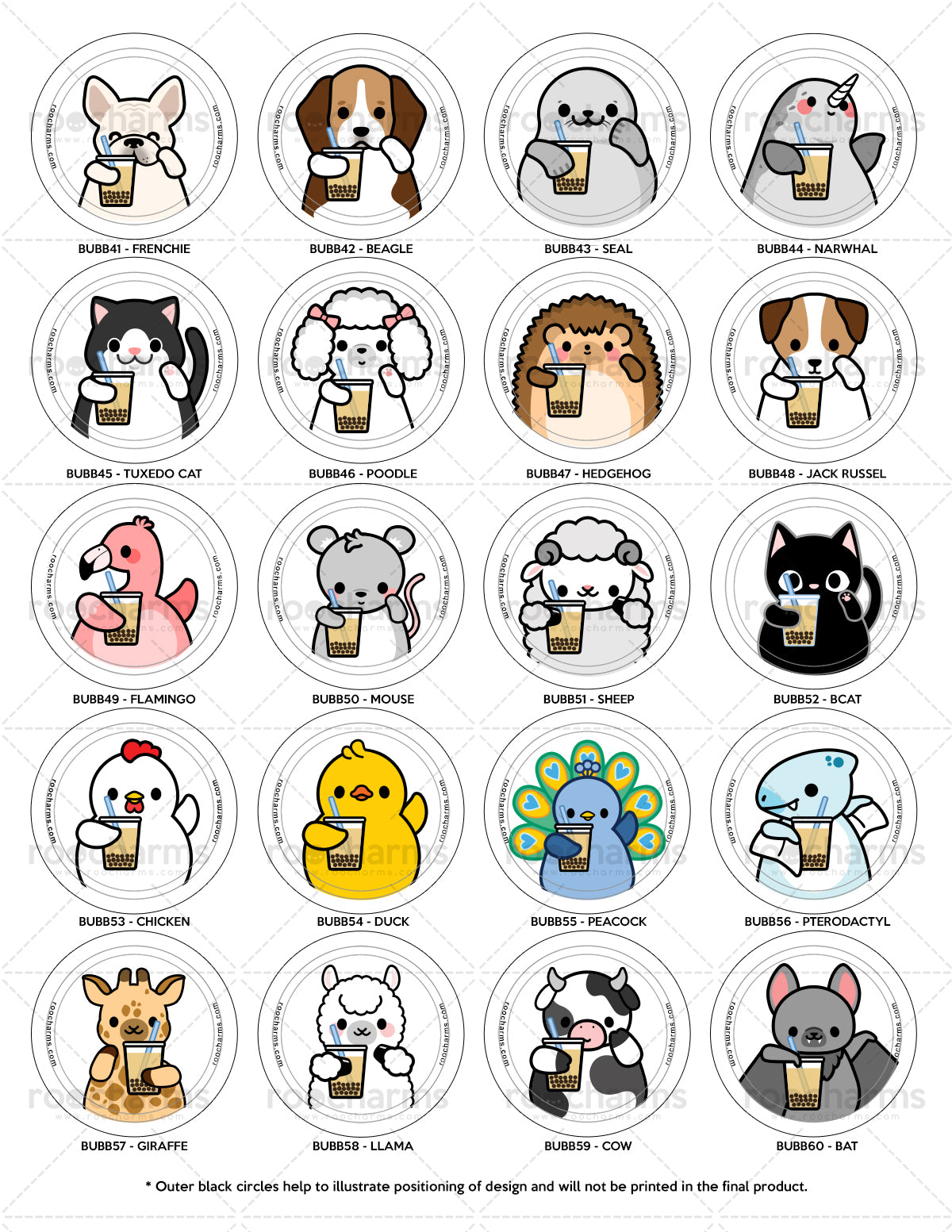 Bubble Tea Badge Reel