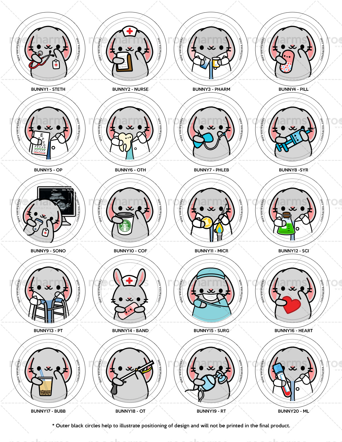 Bunny Badge Reel