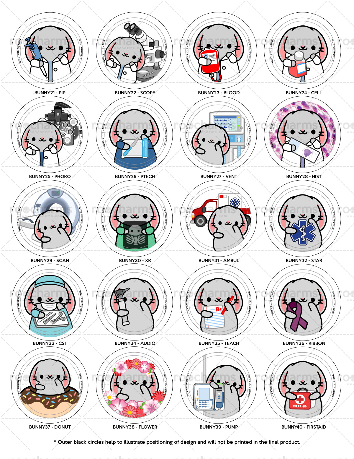 Bunny Badge Reel