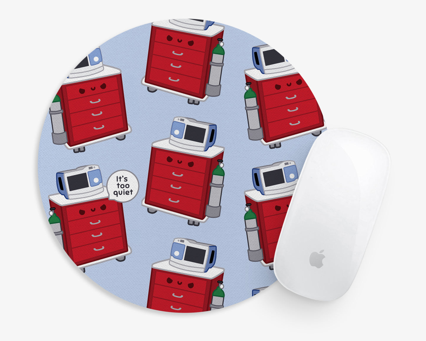 Crash Cart Mouse Pad