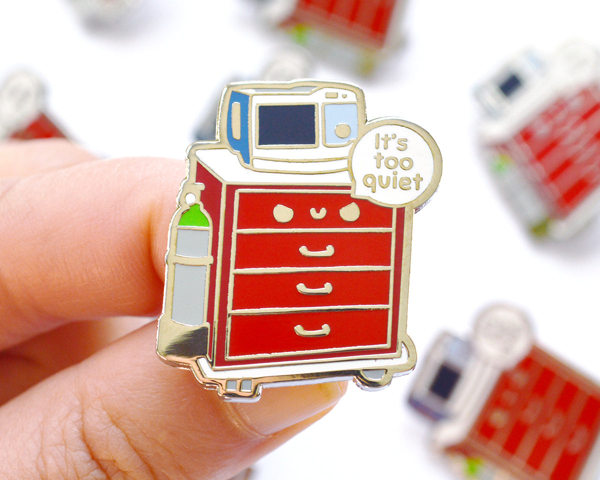 Crash Cart Enamel Pin