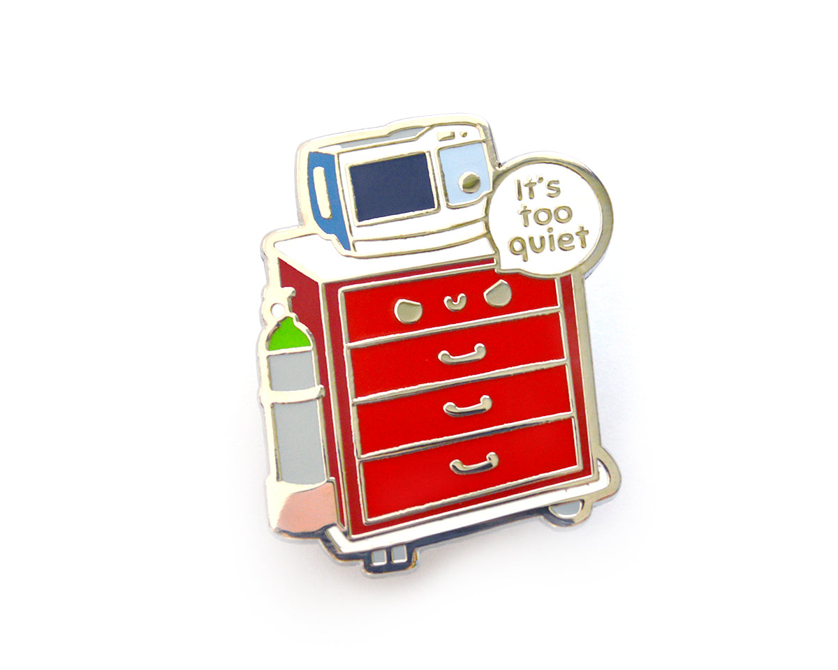 Crash Cart Enamel Pin