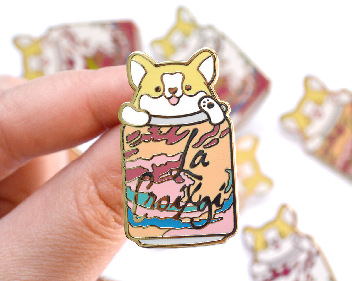 La Croixgi Enamel Pin