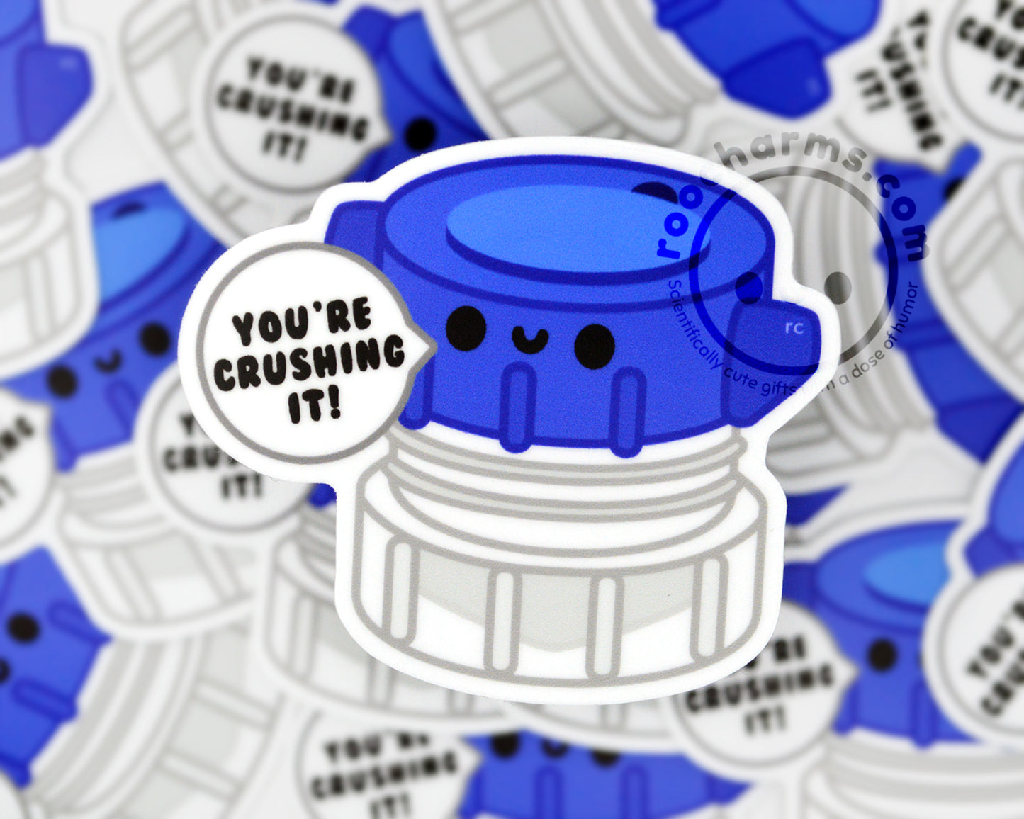You're Crushing It Vinyl Sticker
