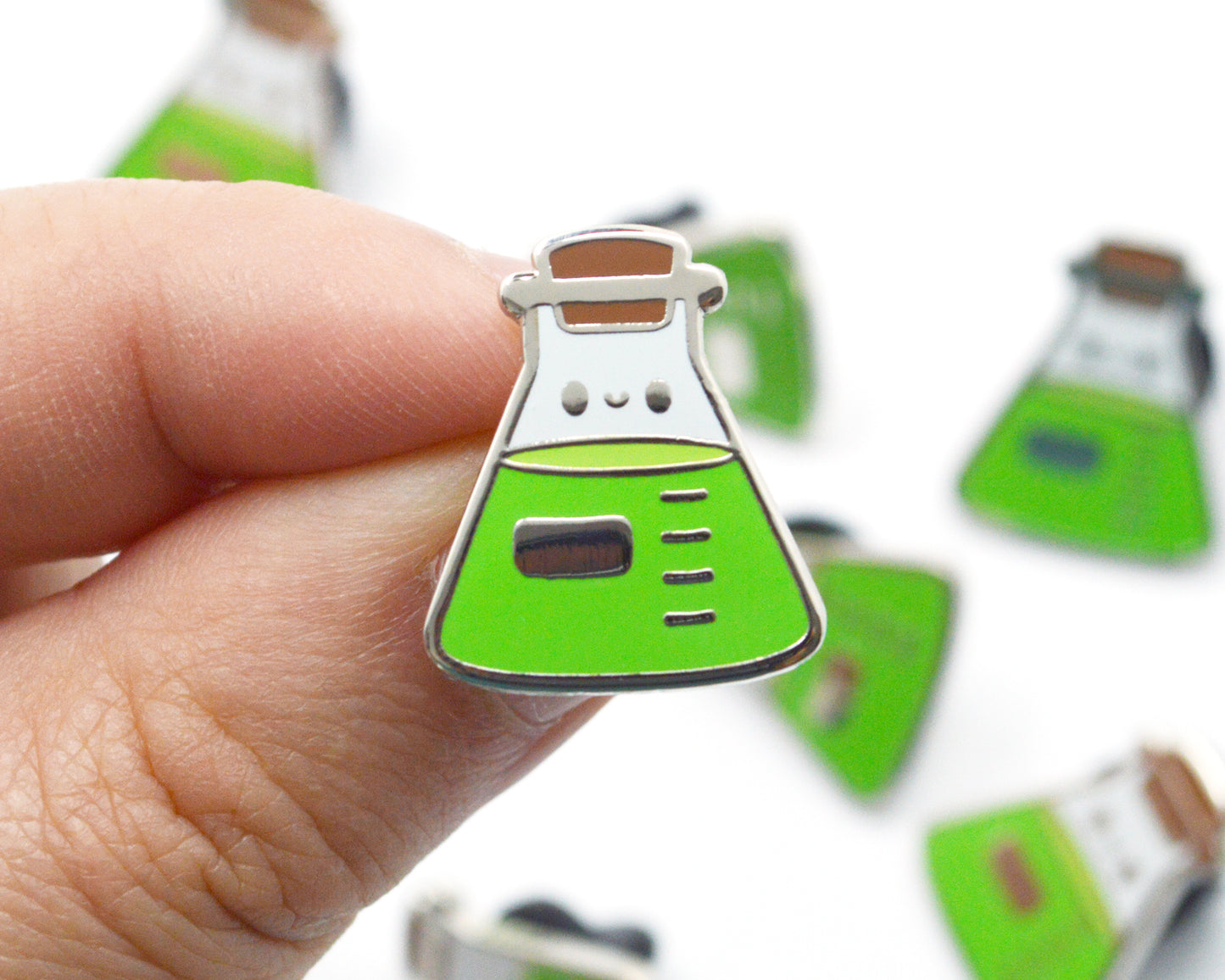 Beaker Enamel Pin