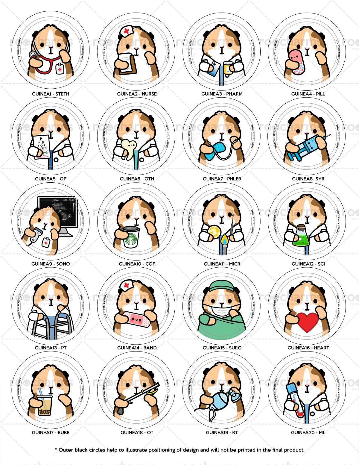 Guinea Pig Badge Reel