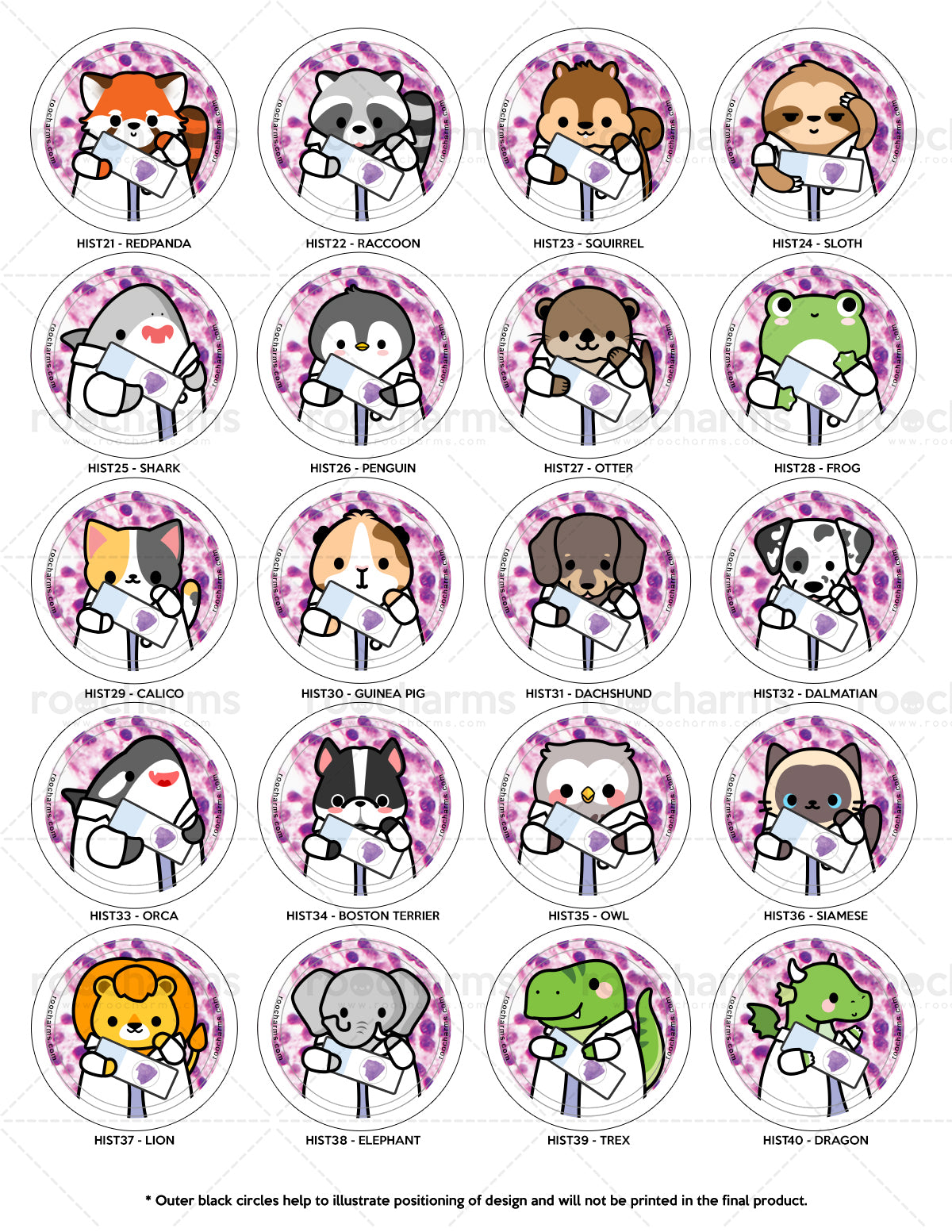 Histology Badge Reel