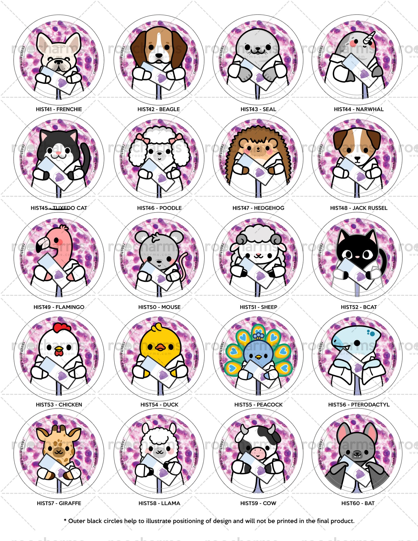 Histology Badge Reel