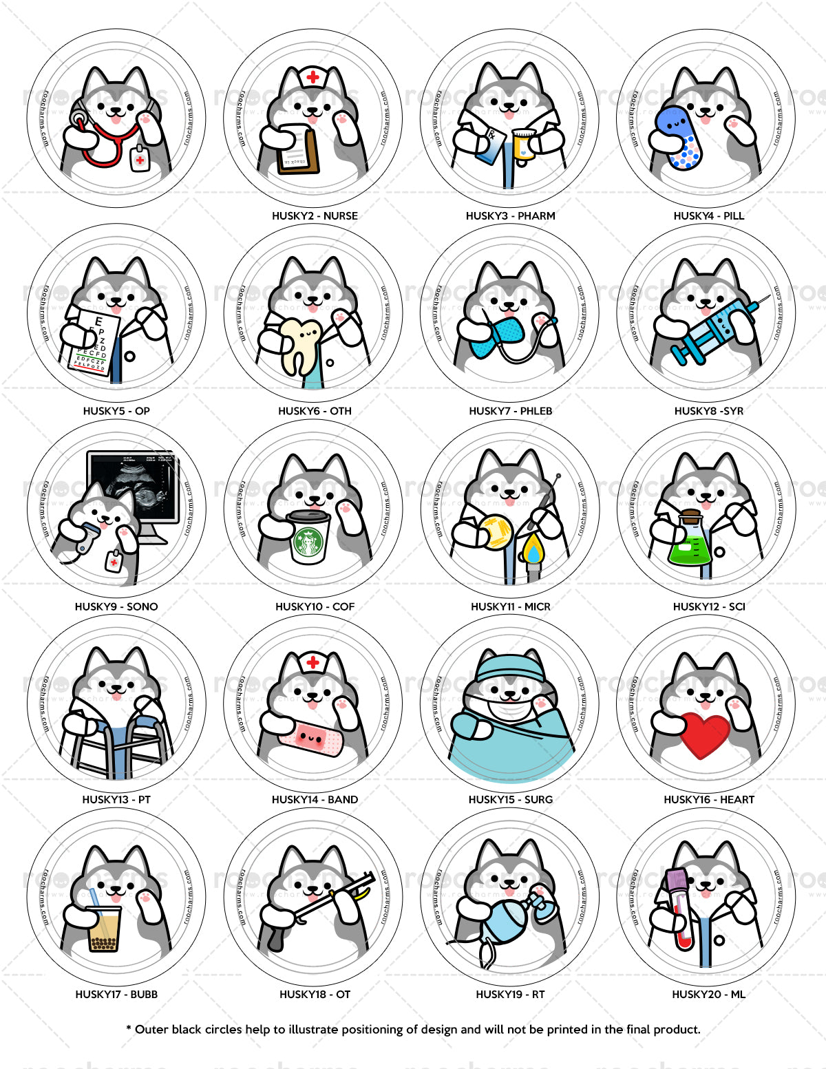 Husky Badge Reel