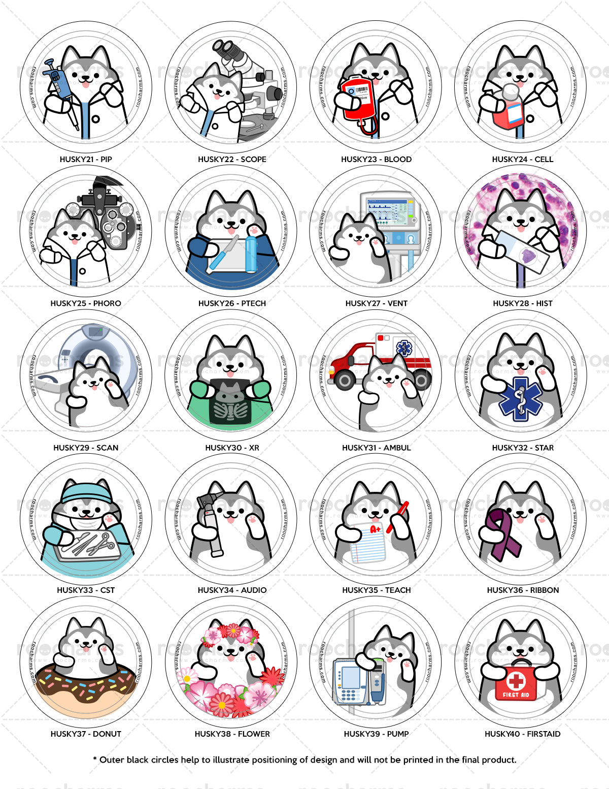 Husky Badge Reel