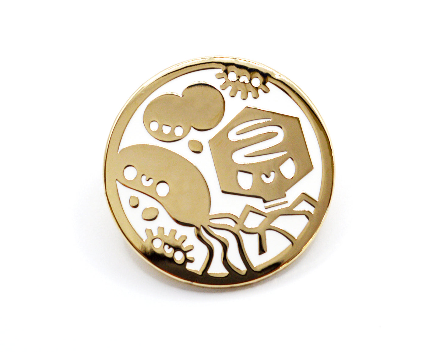 Microbiology Enamel Pin
