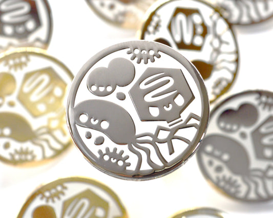 Microbiology Enamel Pin