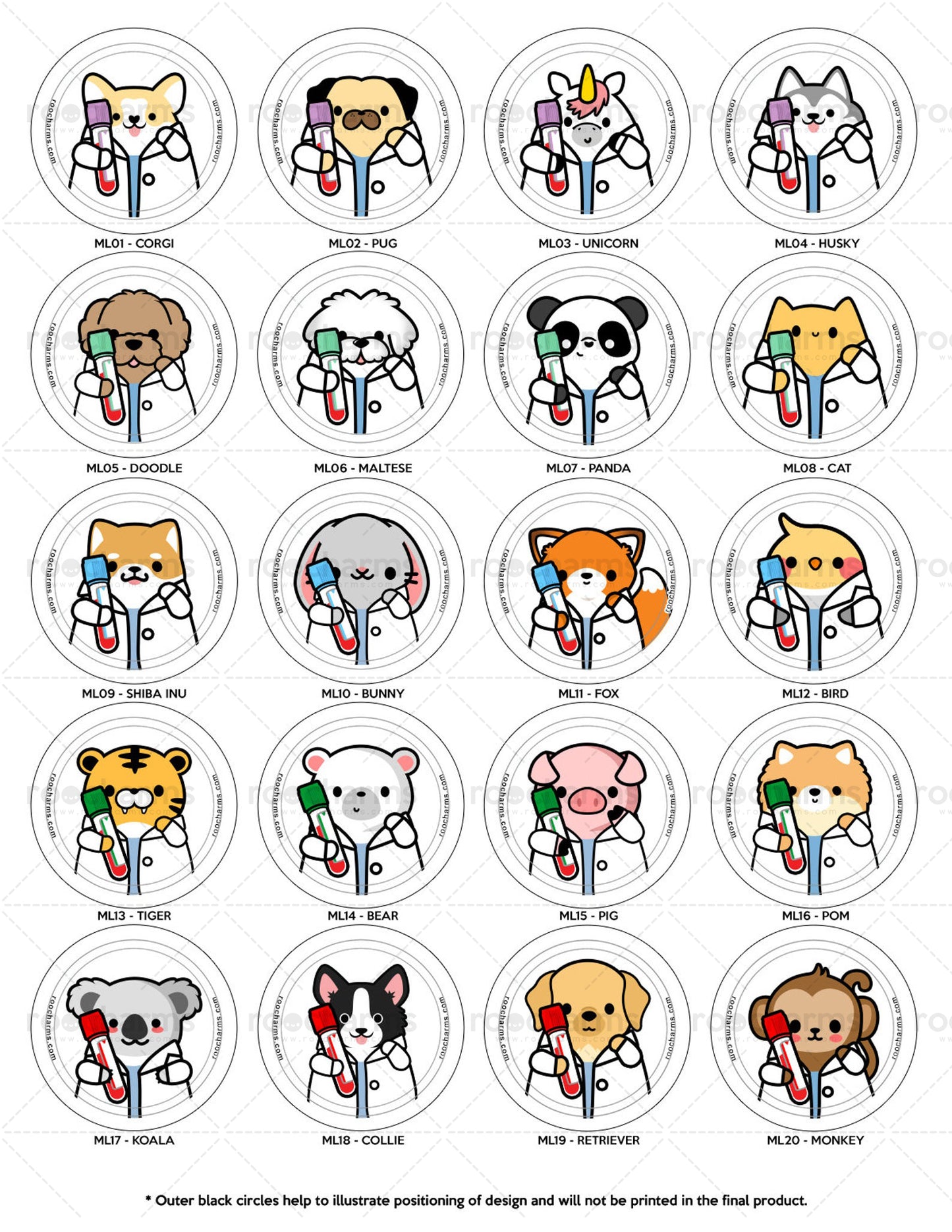Medical Laboratory Sciences Badge Reel