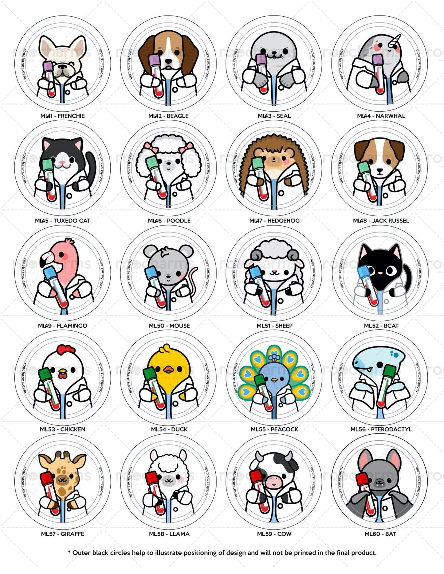 Medical Laboratory Sciences Badge Reel
