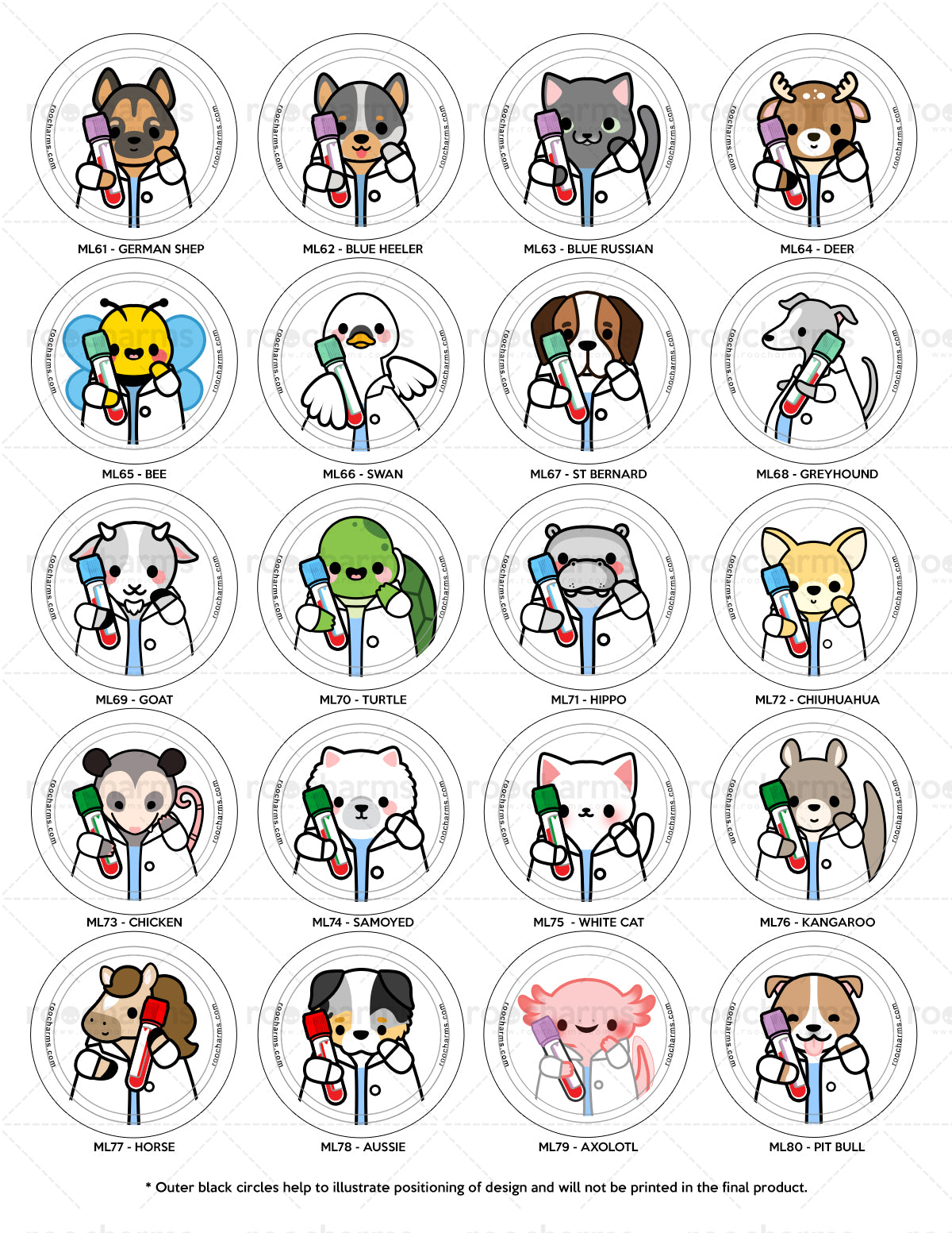 Medical Laboratory Sciences Badge Reel