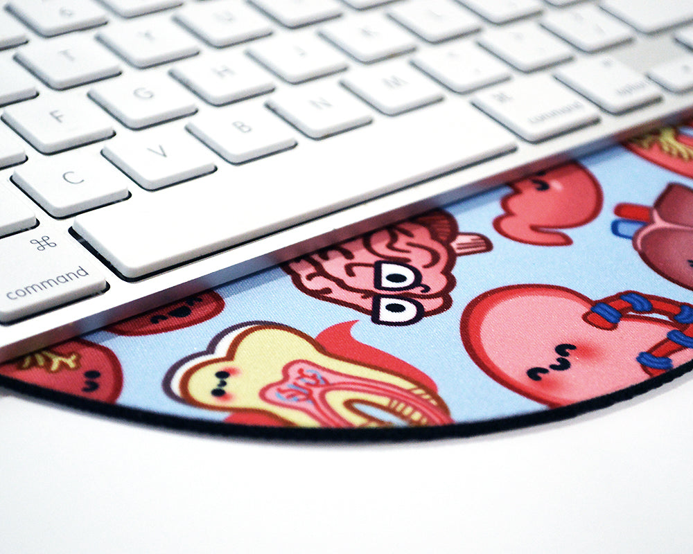 Japanese Sweets Round Mouse Pad