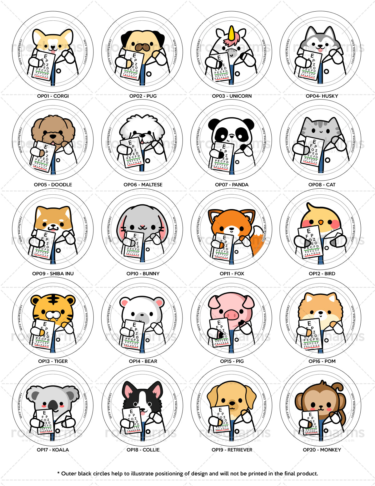 Ophthalmologist Badge Reel