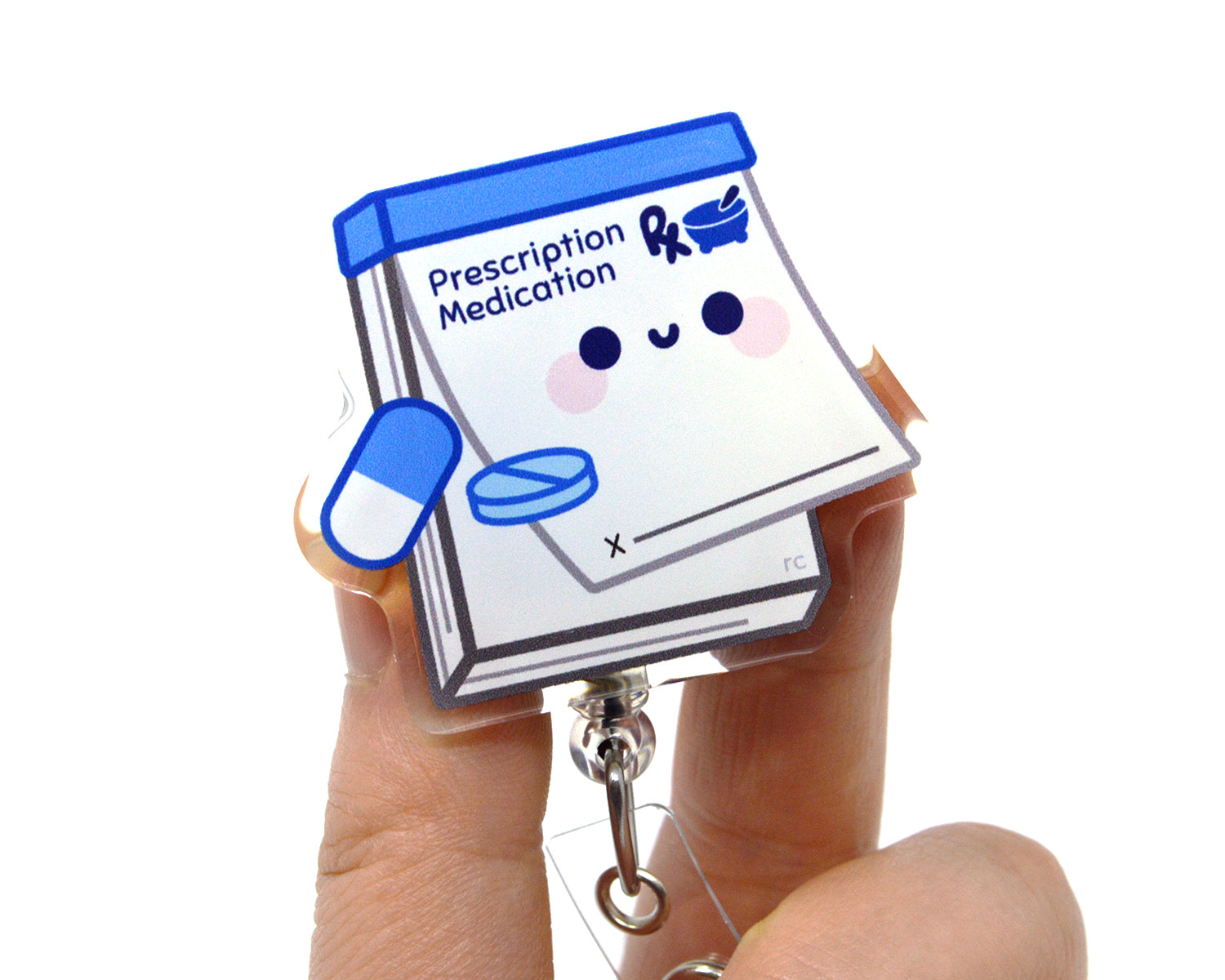 Pharmacy Pad Acrylic Badge Reel – roocharms