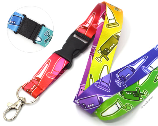 Rainbow Pipettes Lanyard