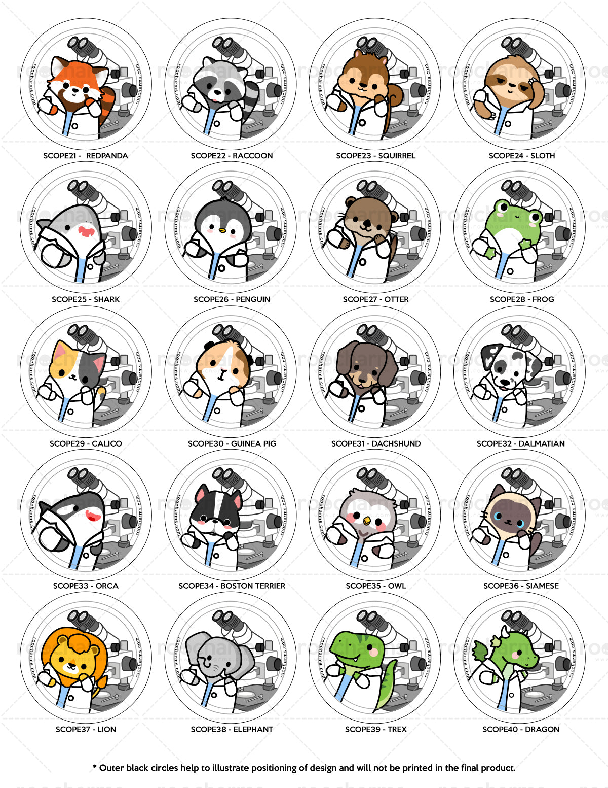 Microscope Badge Reel