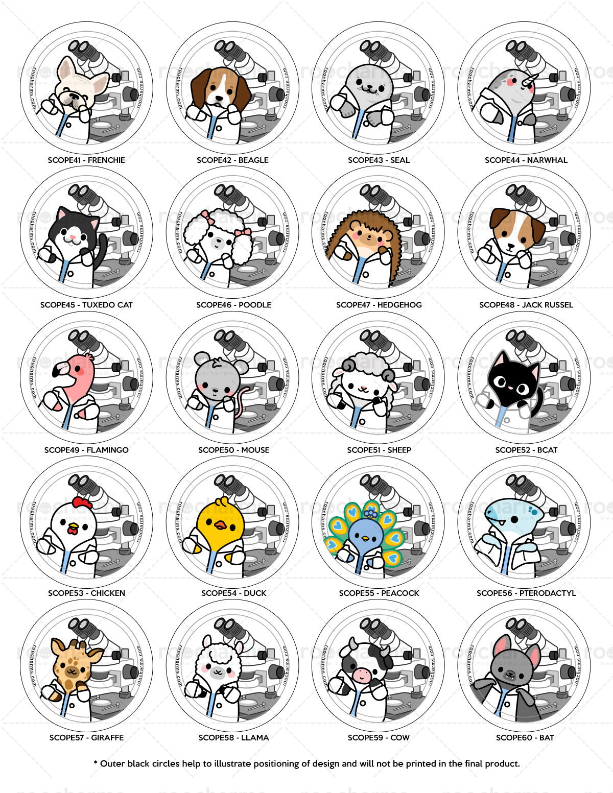 Microscope Badge Reel