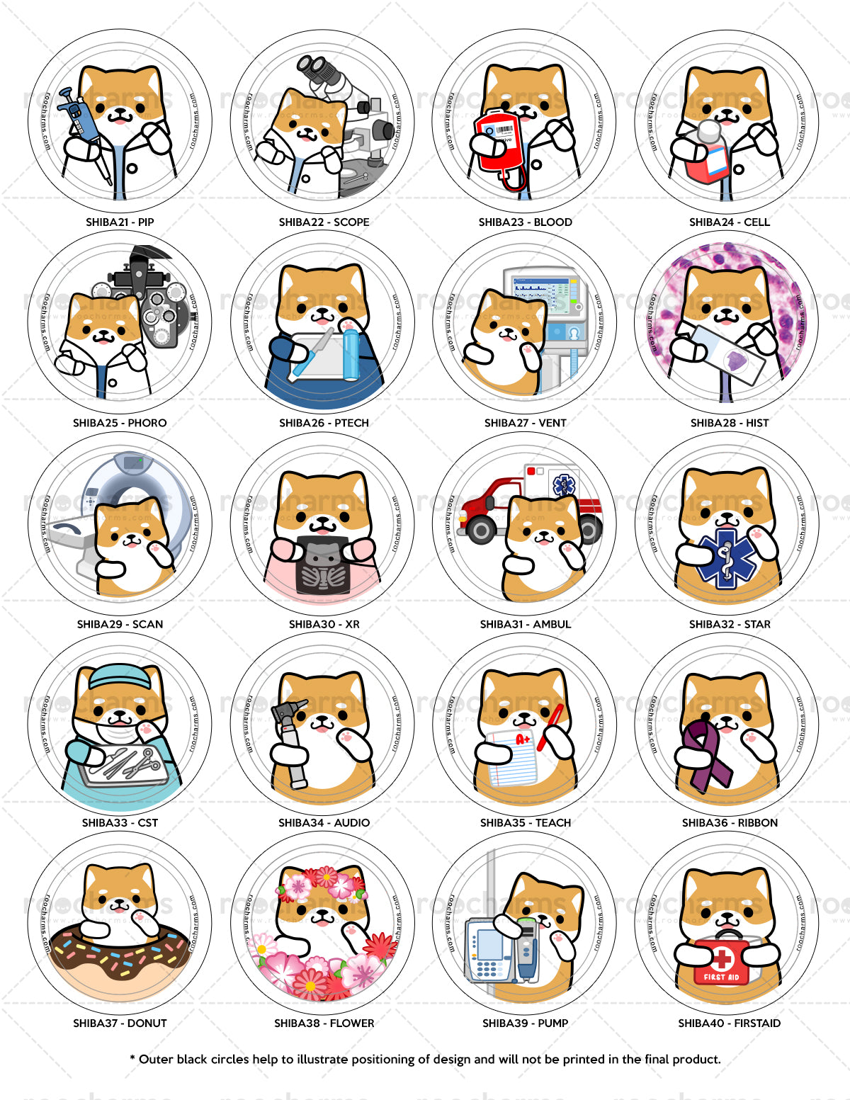 Shiba Inu Badge Reel