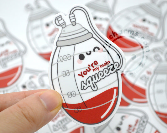 Main Squeeze Vinyl Sticker