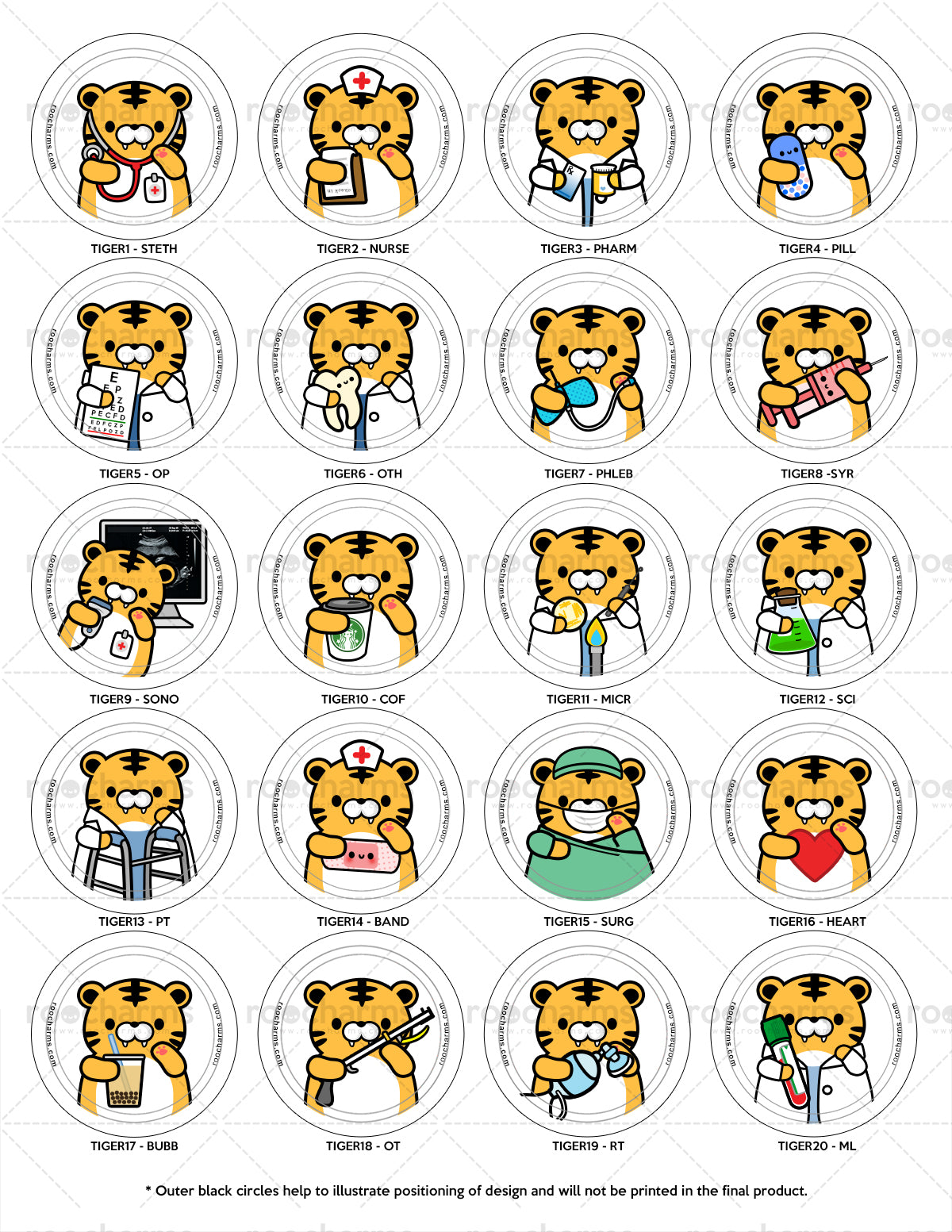 Tiger Badge Reel