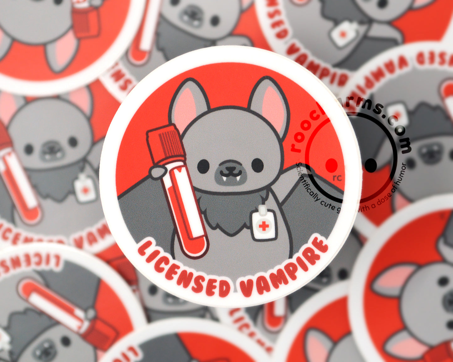 Licensed Vampire Vinyl Sticker