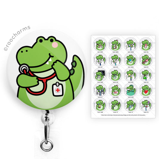 Alligator Badge Reel