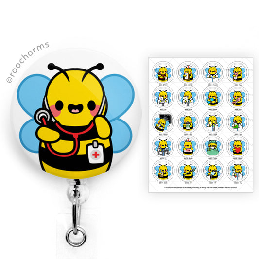 Bee Badge Reel