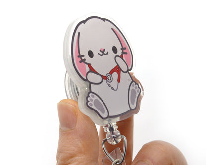 Bunny Acrylic Badge Reel