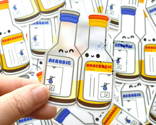 Blood Culture Bottles Vinyl Sticker