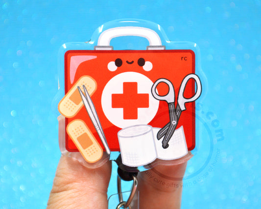 First Aid Kit Badge Reel