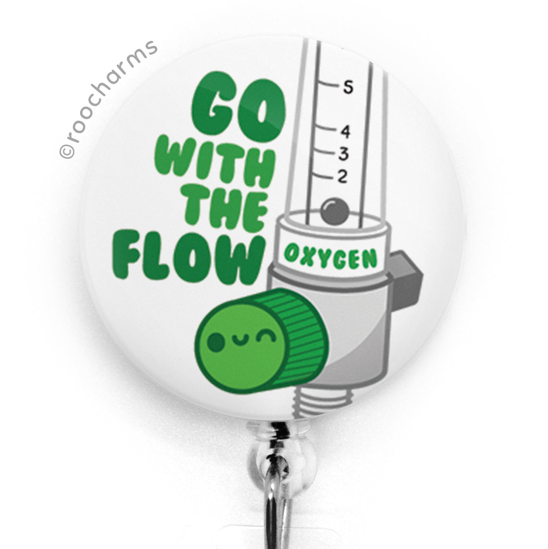 Go With The Flow Badge Reel